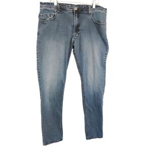 Buffalo David Button Skinny‎ Denim Blue Jeans sz 42